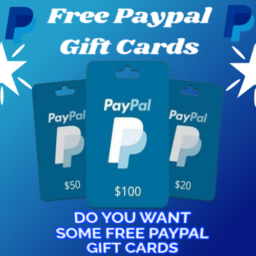 Get Free Paypal Gift Card.